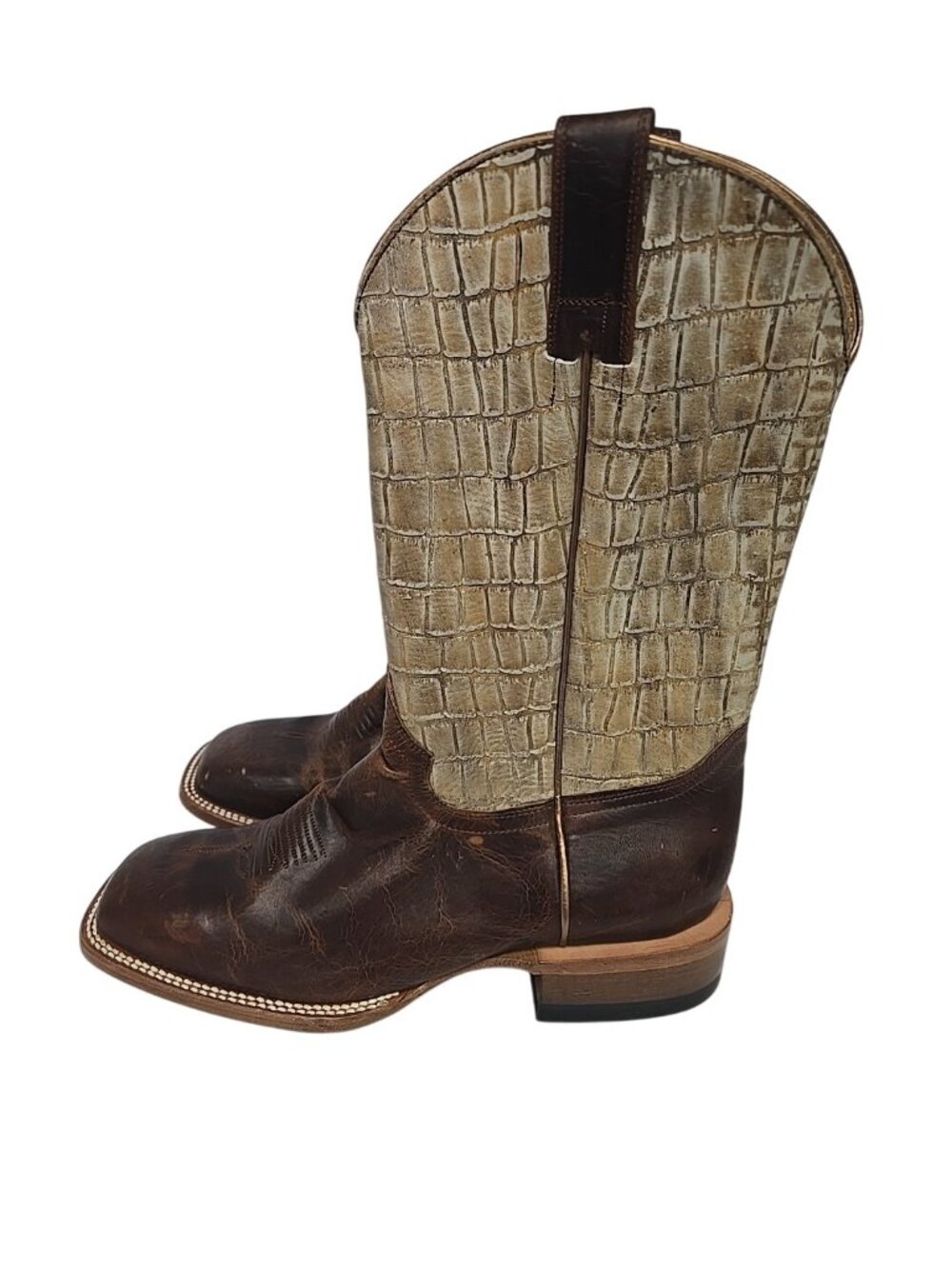 Shyanne Women's Wilder Western Boot Wide Square Toe -Bbshysp20p6-2 Brown 8.5M - Picture 4 of 8